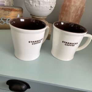 New bone china. 2 Starbucks coffee mugs